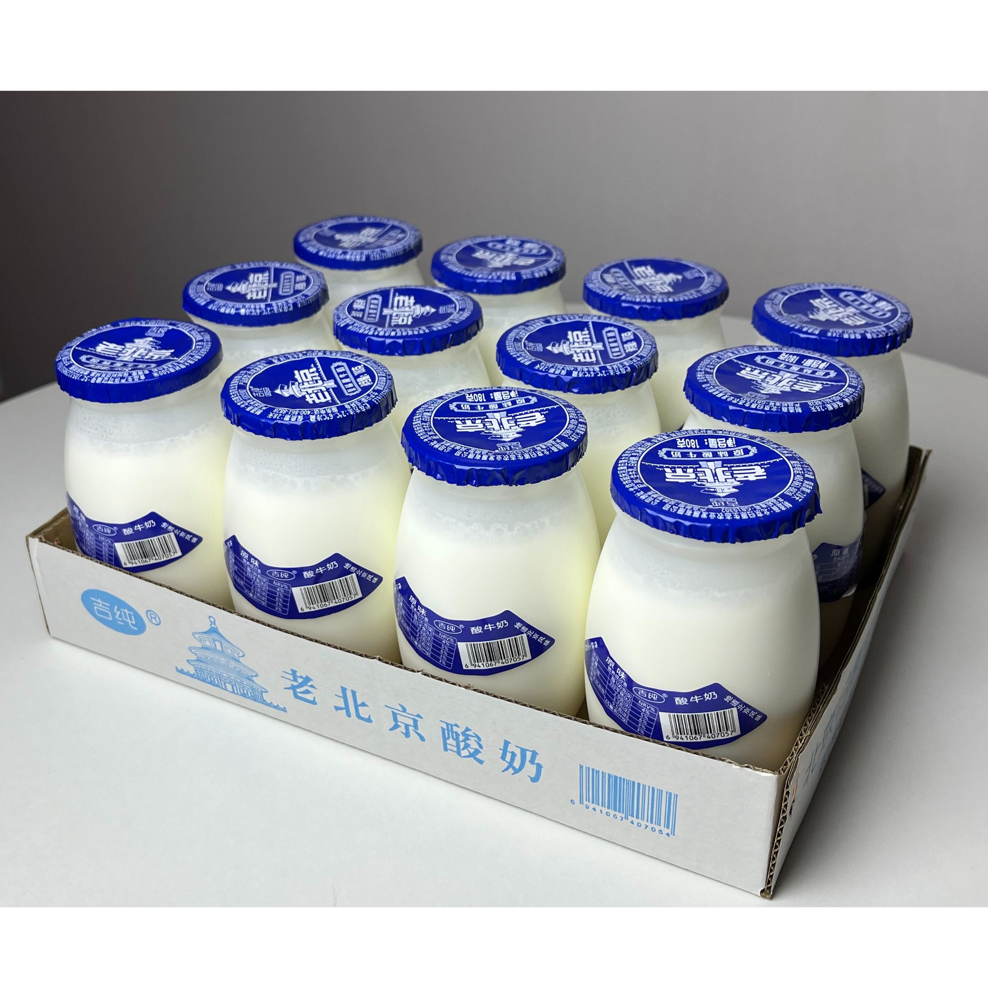 吉纯老北京酸奶180g*12瓶
