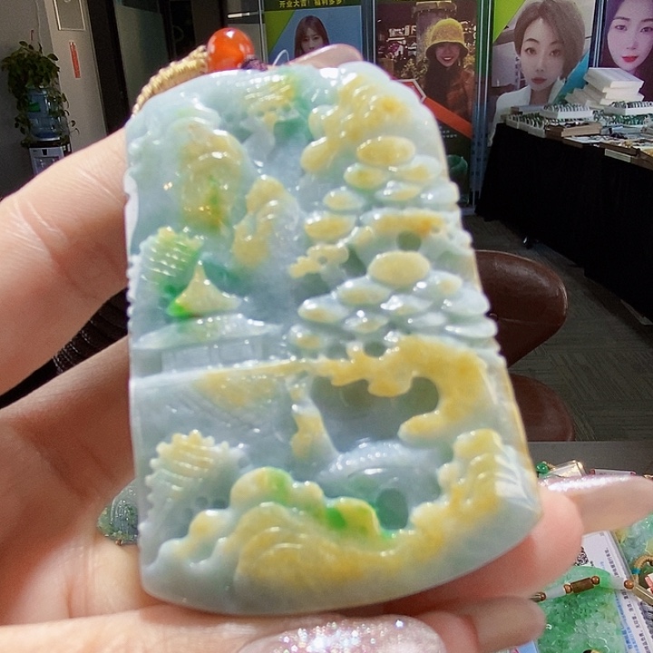 颈饰未镶嵌翡翠翡翠