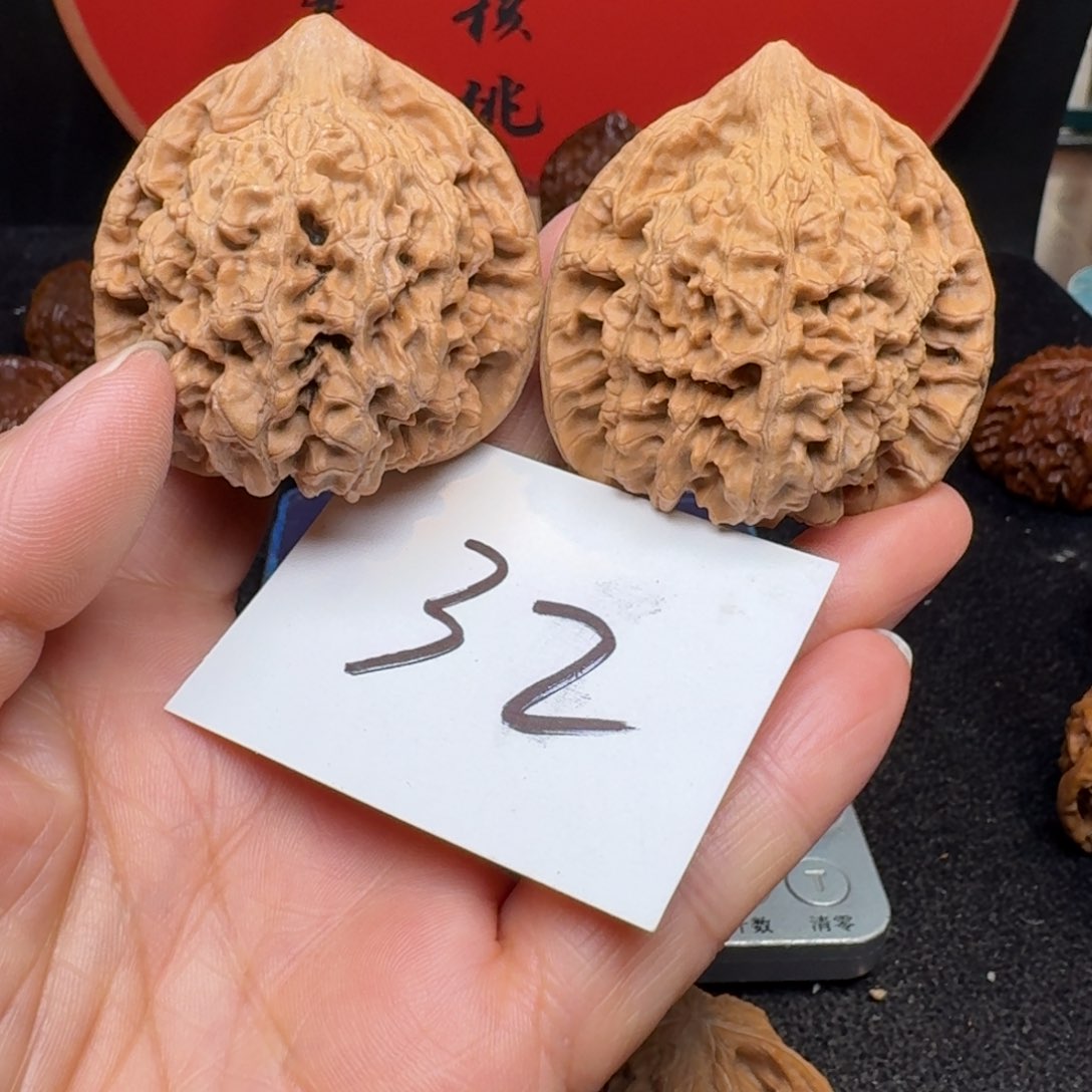 文玩核桃把件M*_48官帽