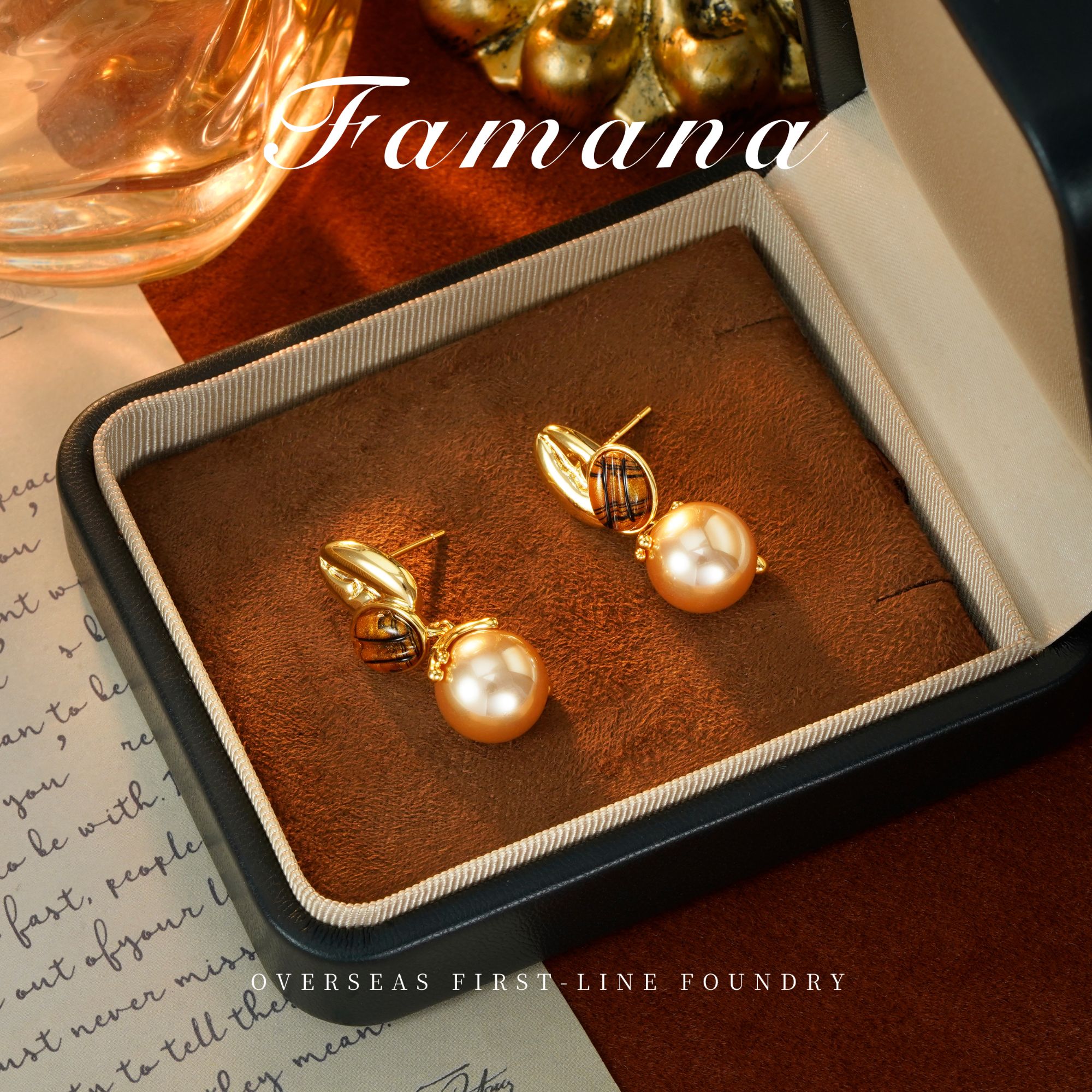  【秋来到】秋冬上新 贵气时尚感耳饰 G1587