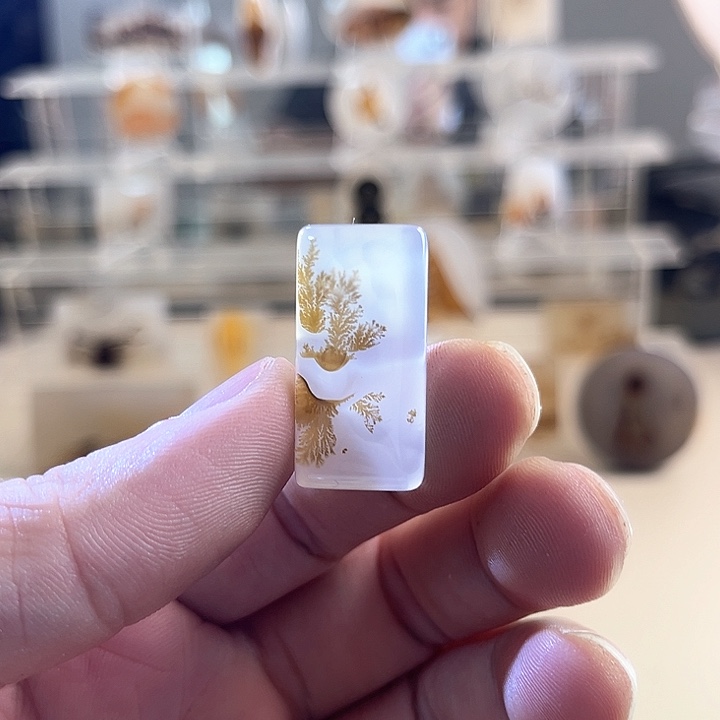 玛瑙/玉髓未镶嵌吊坠(不含链)