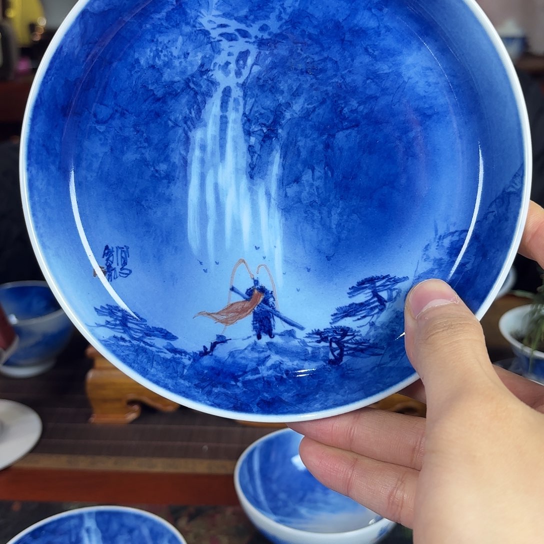 逗*王庆龙老师手绘陶瓷