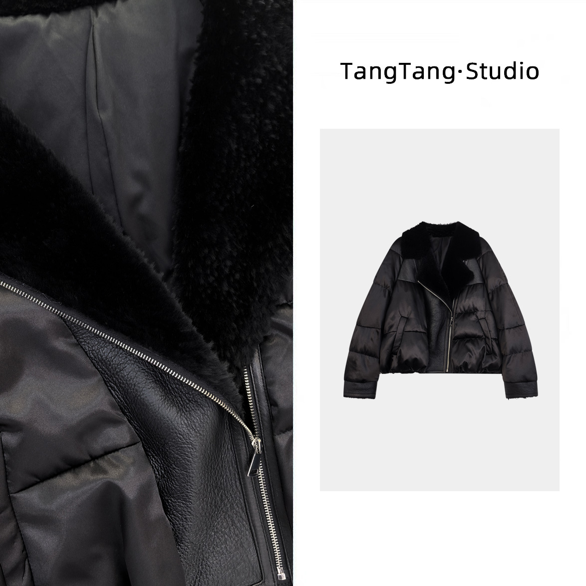 【TangTang·Studio】鹅绒羽绒休闲百搭时尚宽松羽绒服-2513098