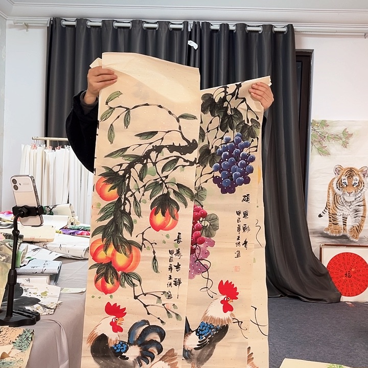 国画纯手绘图纯手绘