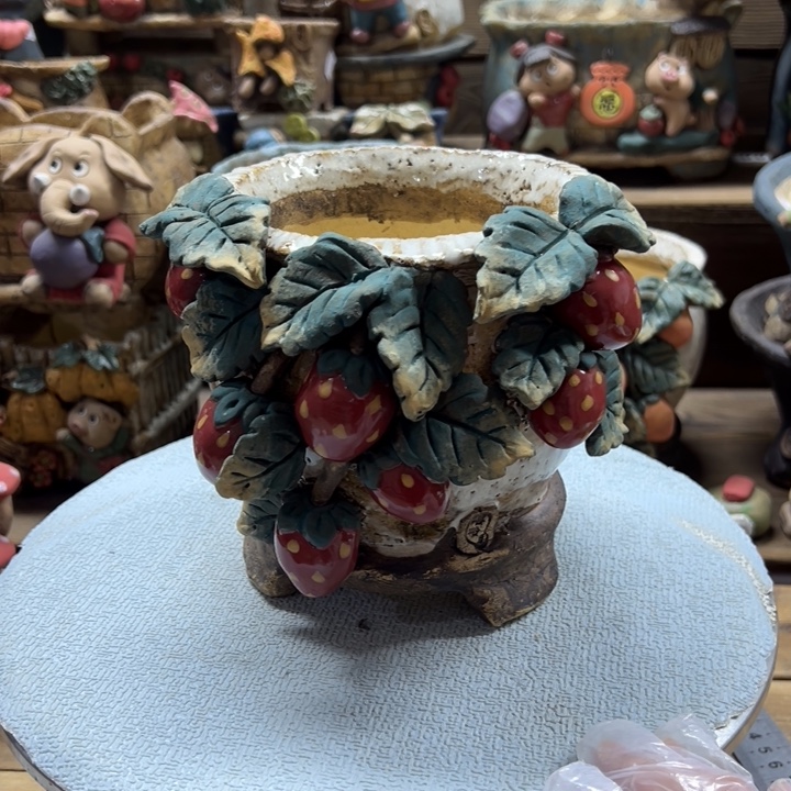 嘻哈多肉花盆百搭