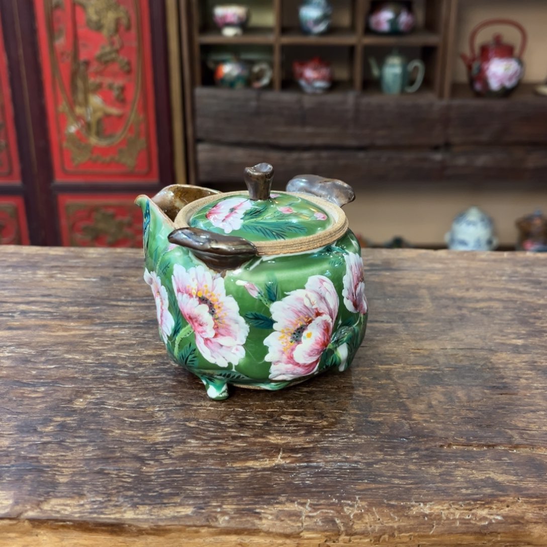 柴烧手工手绘陶瓷