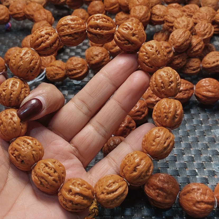 【闪购商品】文玩核桃吊坠金****6京八棱