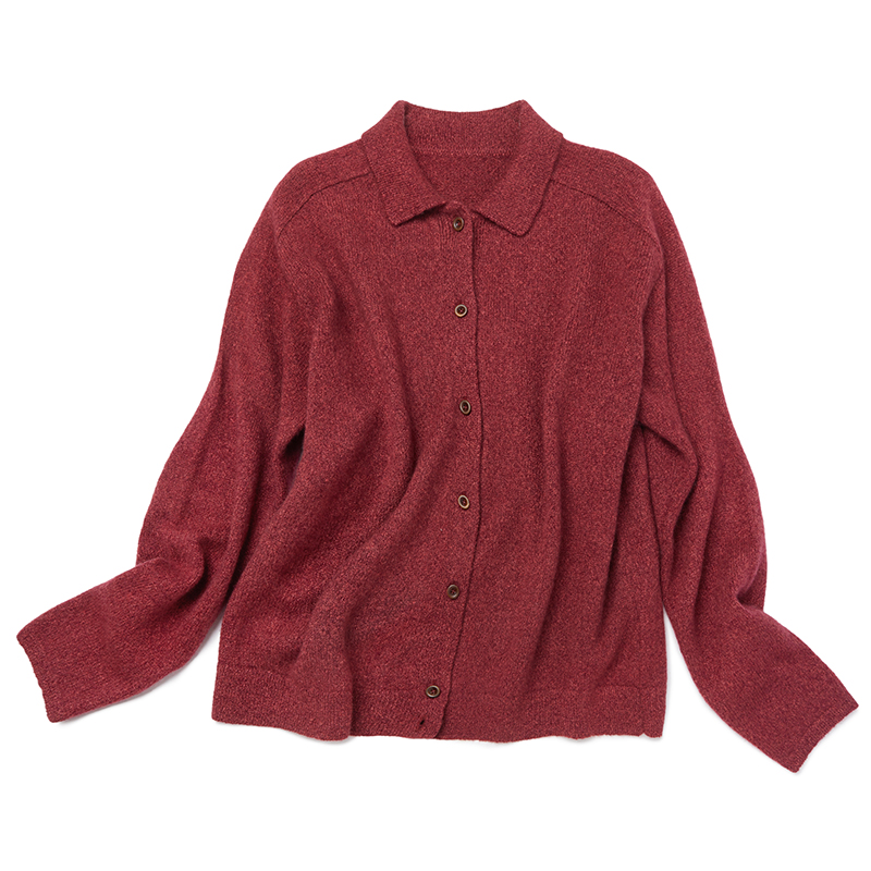 Say Ya【幻】复古玛苏开衫云柔水糯感简约羊绒上衣外套保暖休闲