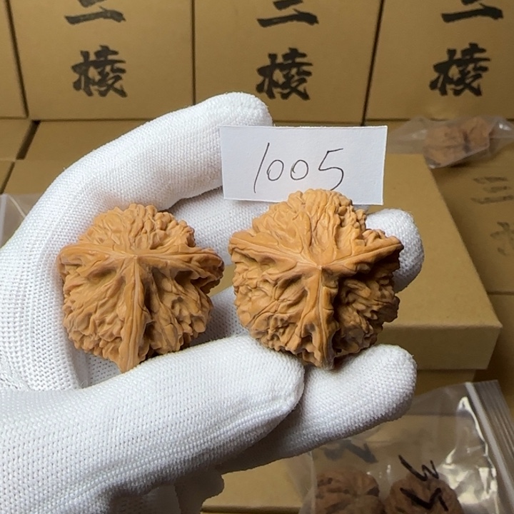 文玩核桃吊坠简单包装37尺寸玉龙三棱