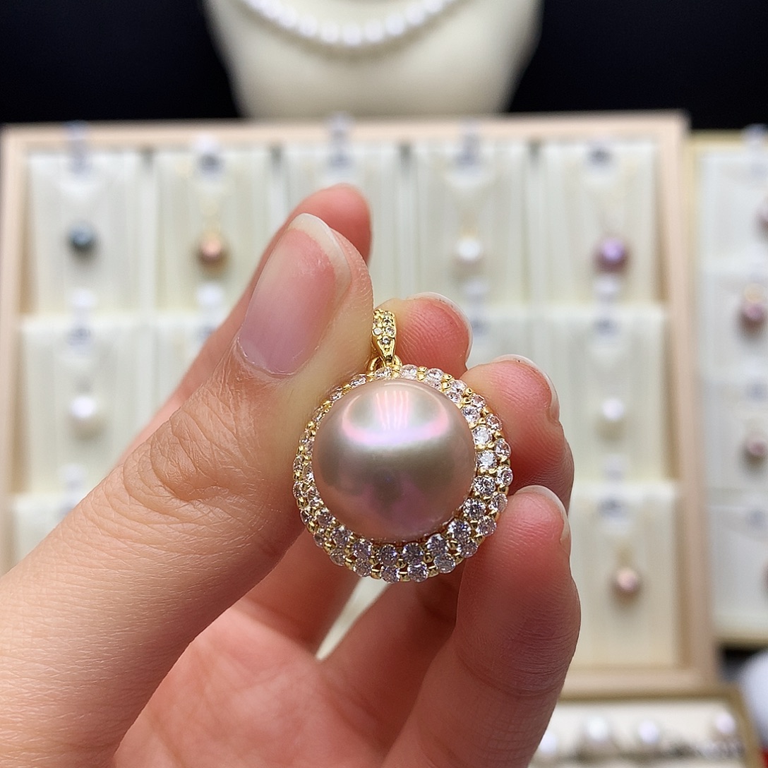 颈饰淡水珍珠合金