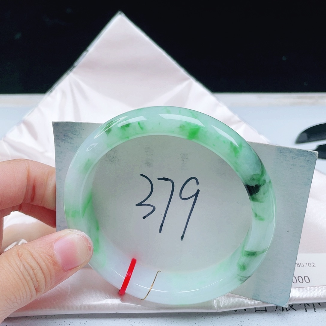 翡翠未镶嵌手镯58正圈