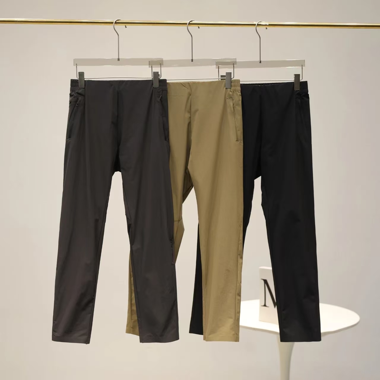 外贸订单 ！4D立裁版多片式裁剪户外四面弹速干运动拼接长裤