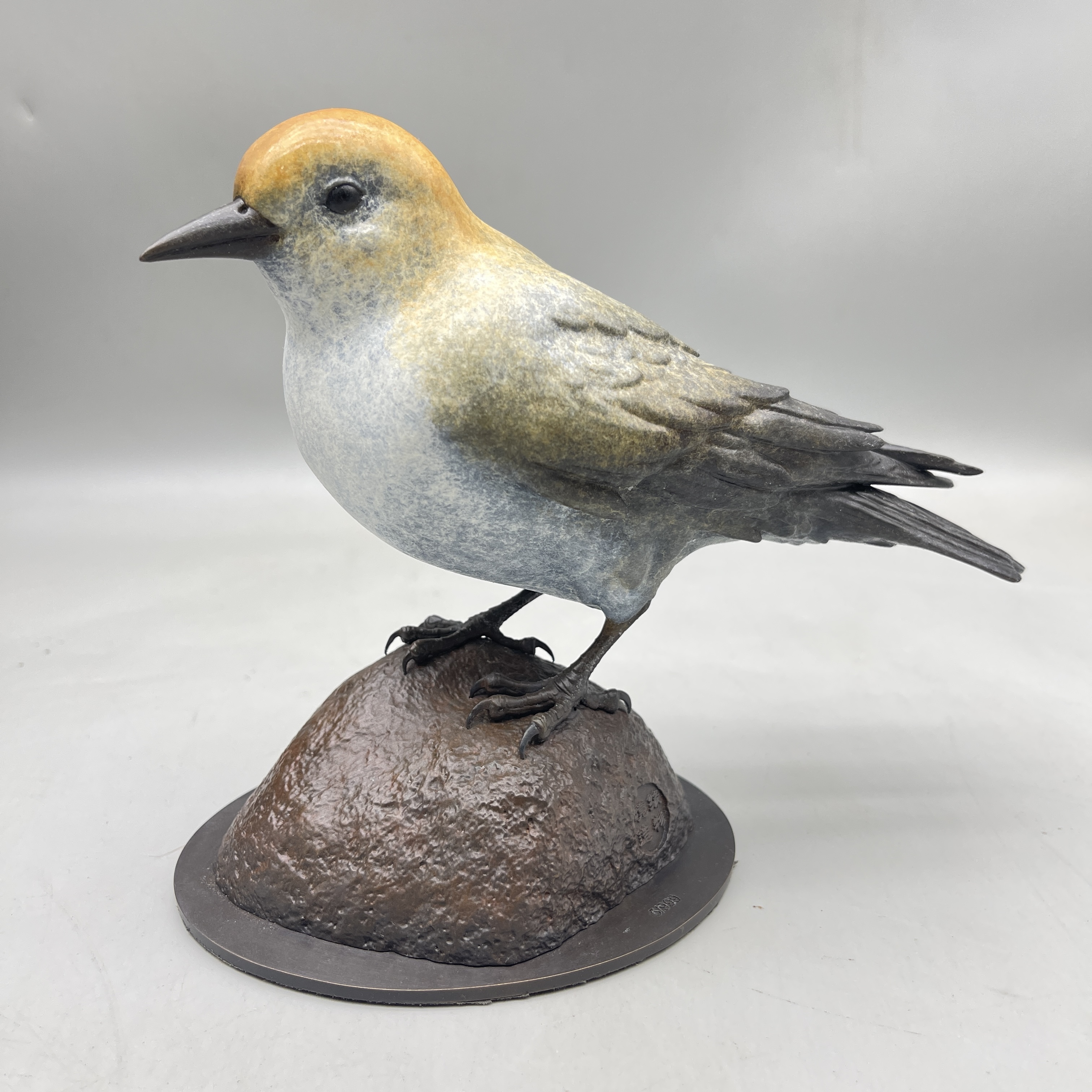 境缘造物客厅酒柜家居装饰桌面青铜黄雀鸟艺术款摆件个性模玩手办