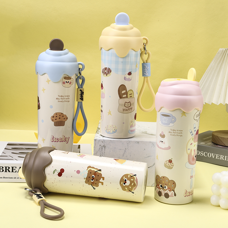 【害羞专属】新款高颜值可爱大容量便携户外提手保温杯