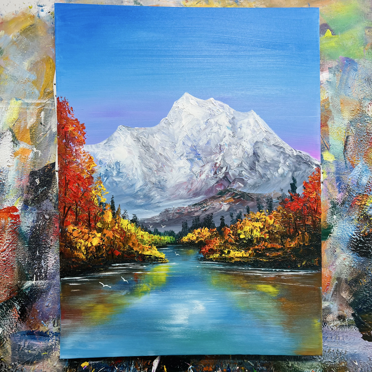 秋色挂画现代装饰画不含内框尺寸90.120