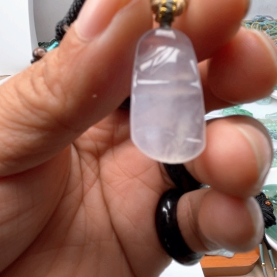 翡翠未镶嵌颈饰翡翠高冰节节高升