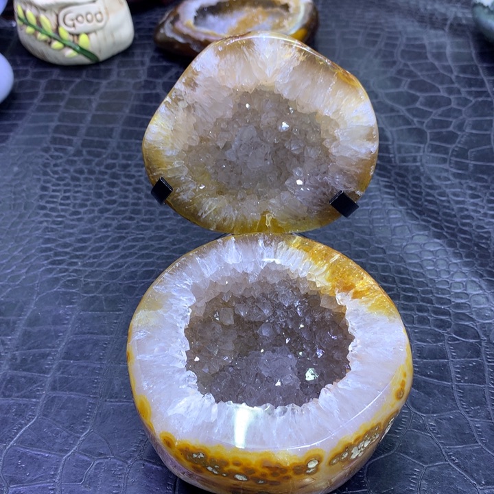 水晶福利彩晶大牙盆未镶嵌品*