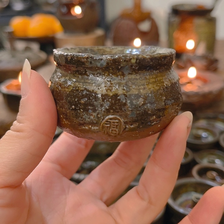 致***使陶瓷艺术小福泥陶艺茶几风