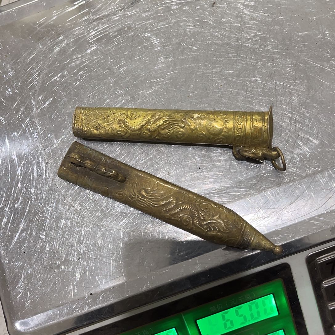 沐***行闪电购铜摆件工艺品