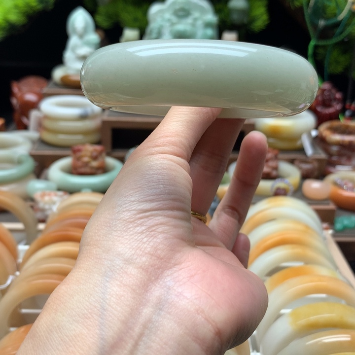 查罗石合金手镯（开口镯）58.6