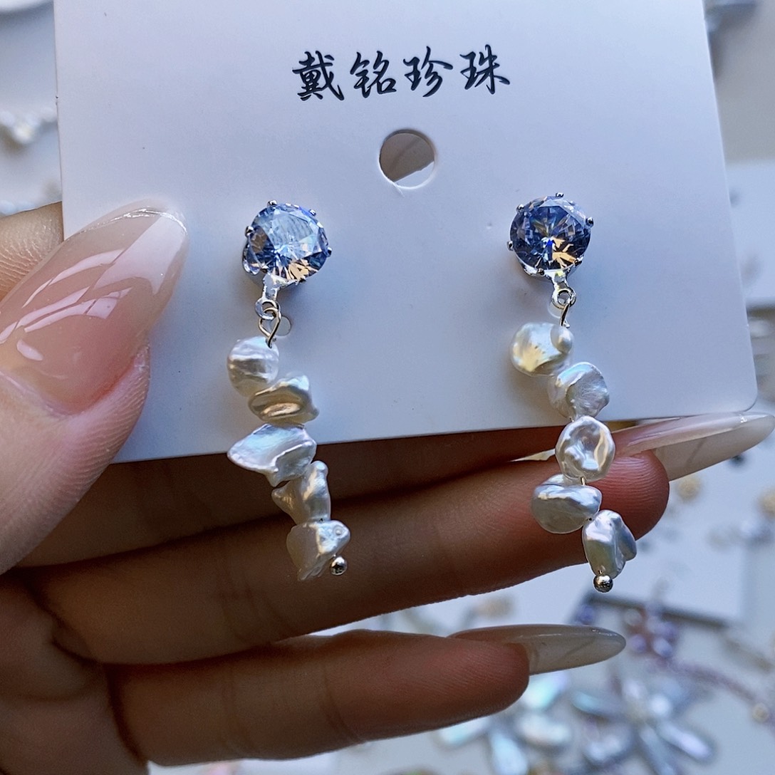 淡水珍珠颈饰银S925镶嵌