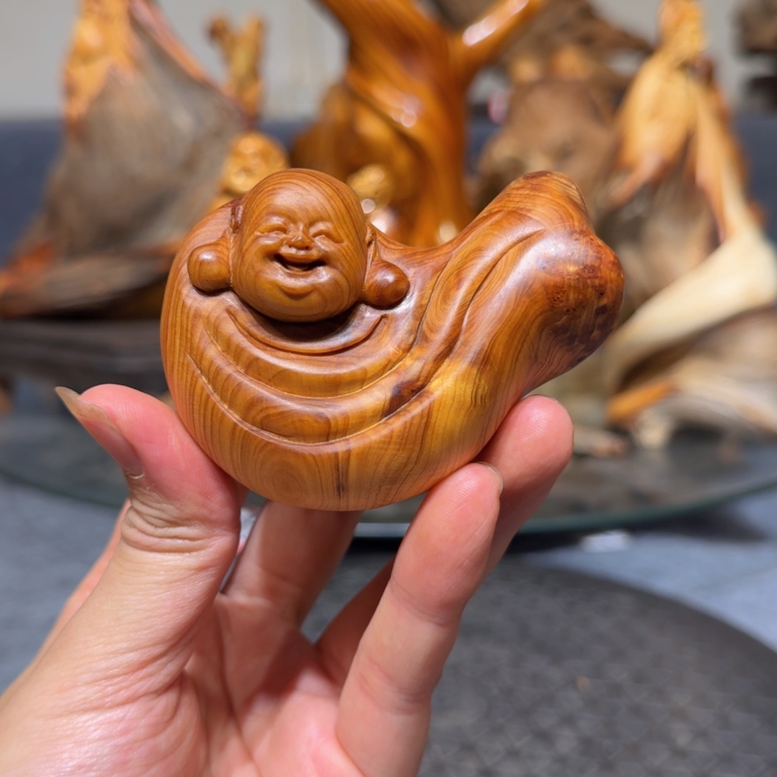 柏木（崖柏）太行崖柏手把件