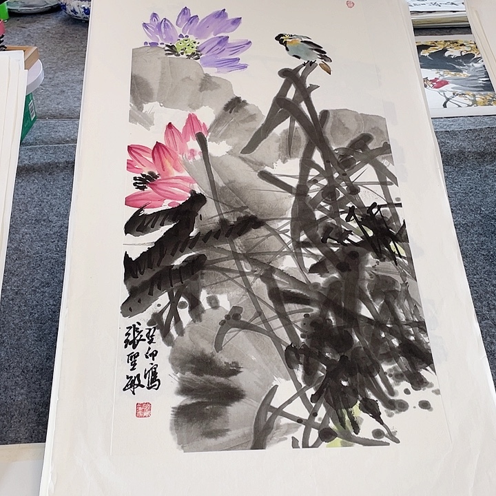 国画张圣敏先生纯手绘作品