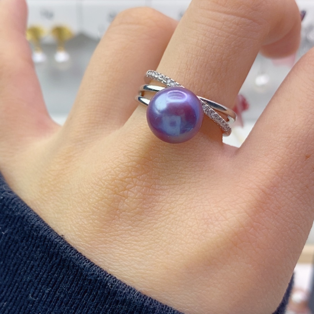 戒指未镶嵌淡水珍珠