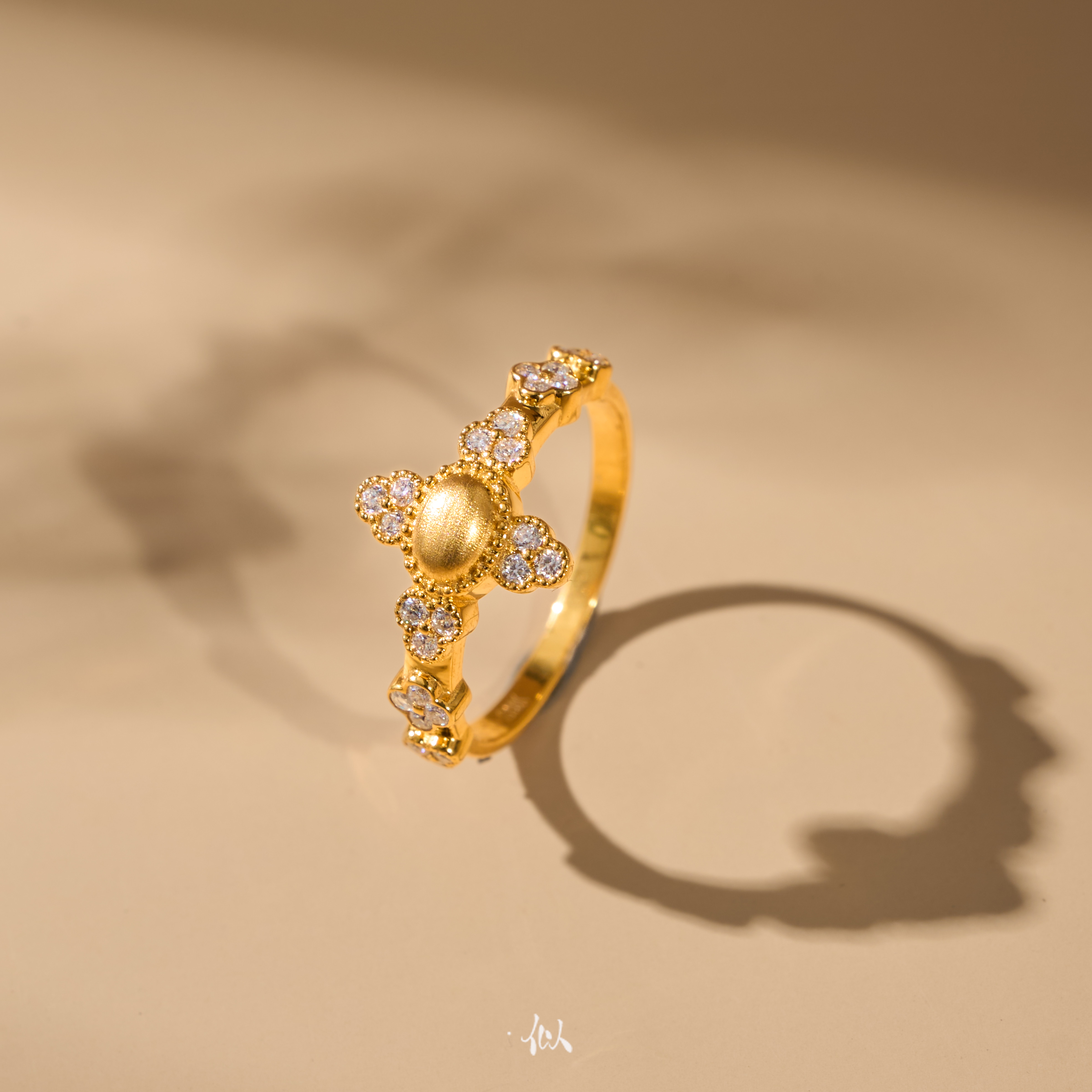 【光恒】似梓珠宝· 18K四叶草戒指 多样性发一 XYMD45100153-2512