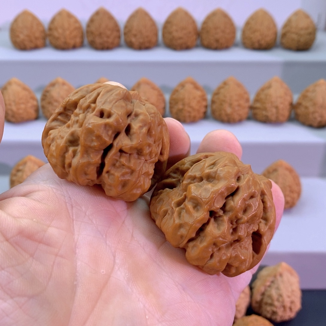 文玩核桃把件44蛤蟆头