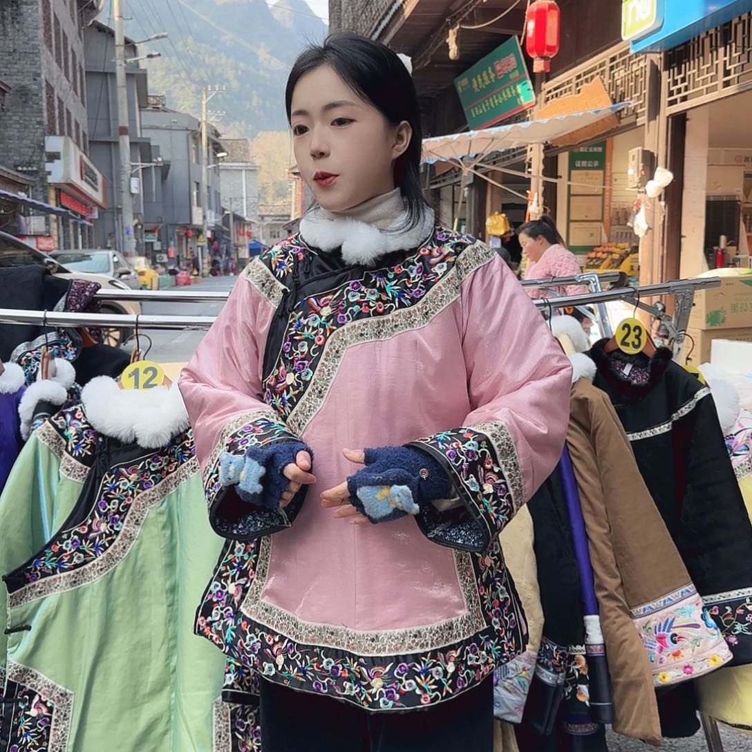 界***鞋湘西苗族刺绣加厚160 130斤