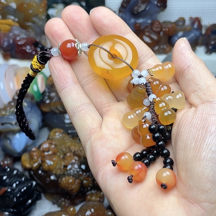 玛瑙/玉髓饰品未镶嵌