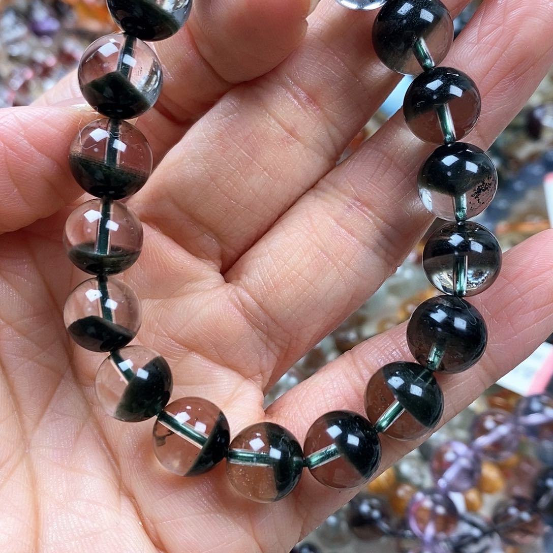 未镶嵌手链水晶?**乐绿幽灵