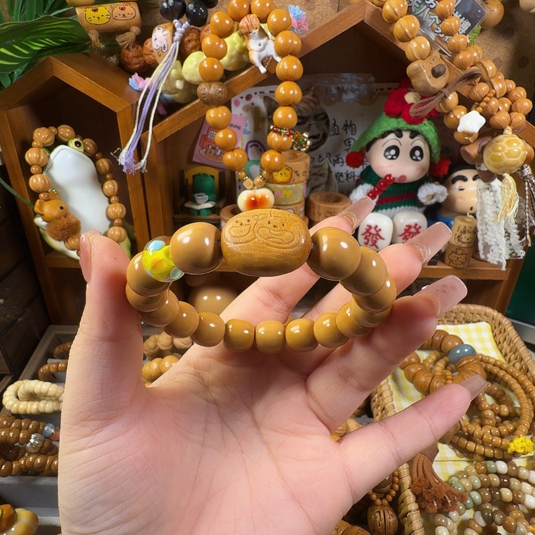 猴头核桃吊坠熊熊乐园