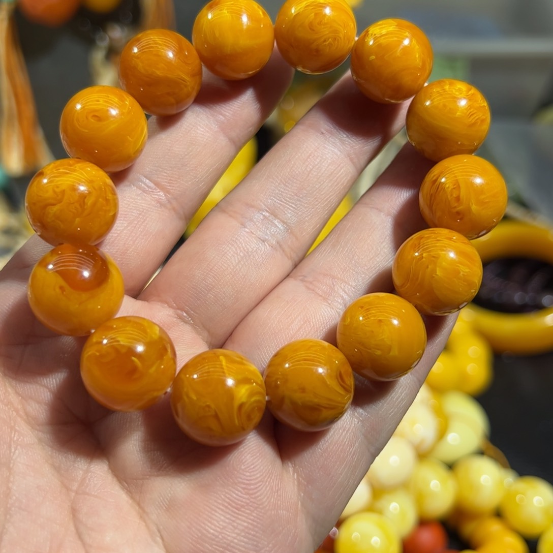 未镶嵌琥珀手链卡1.6➕