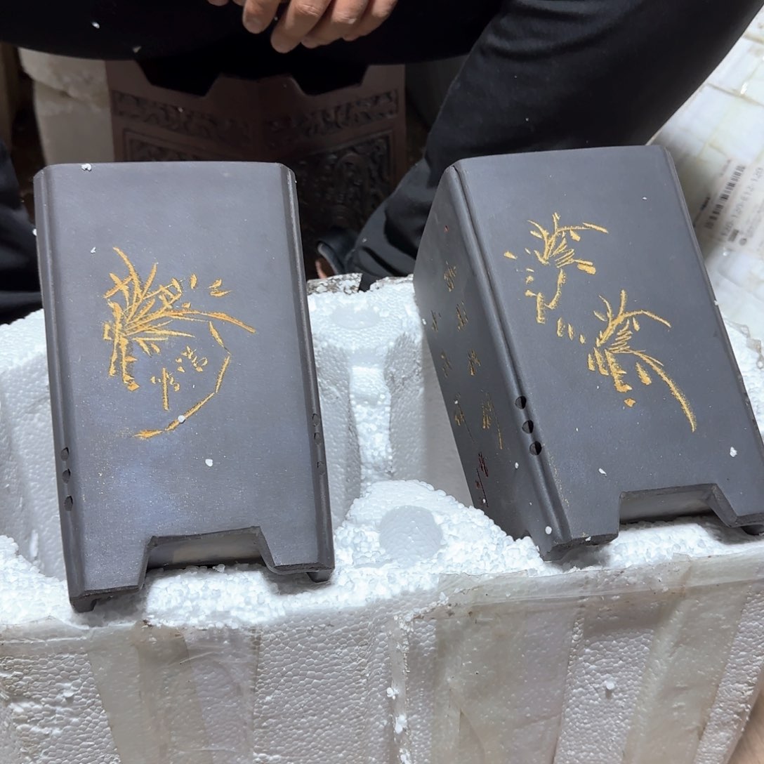 紫砂花盆瑕疵是我自己想
