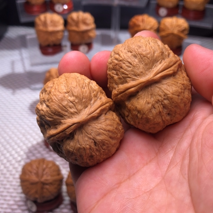 把件文玩核桃22金马鞍