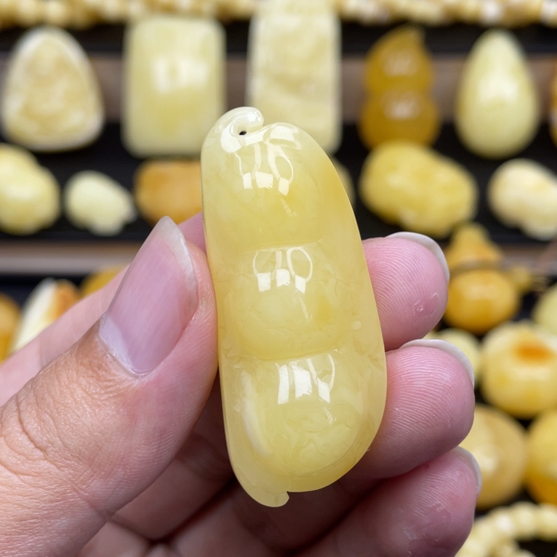 琥珀未镶嵌裸石琥珀蜜蜡
