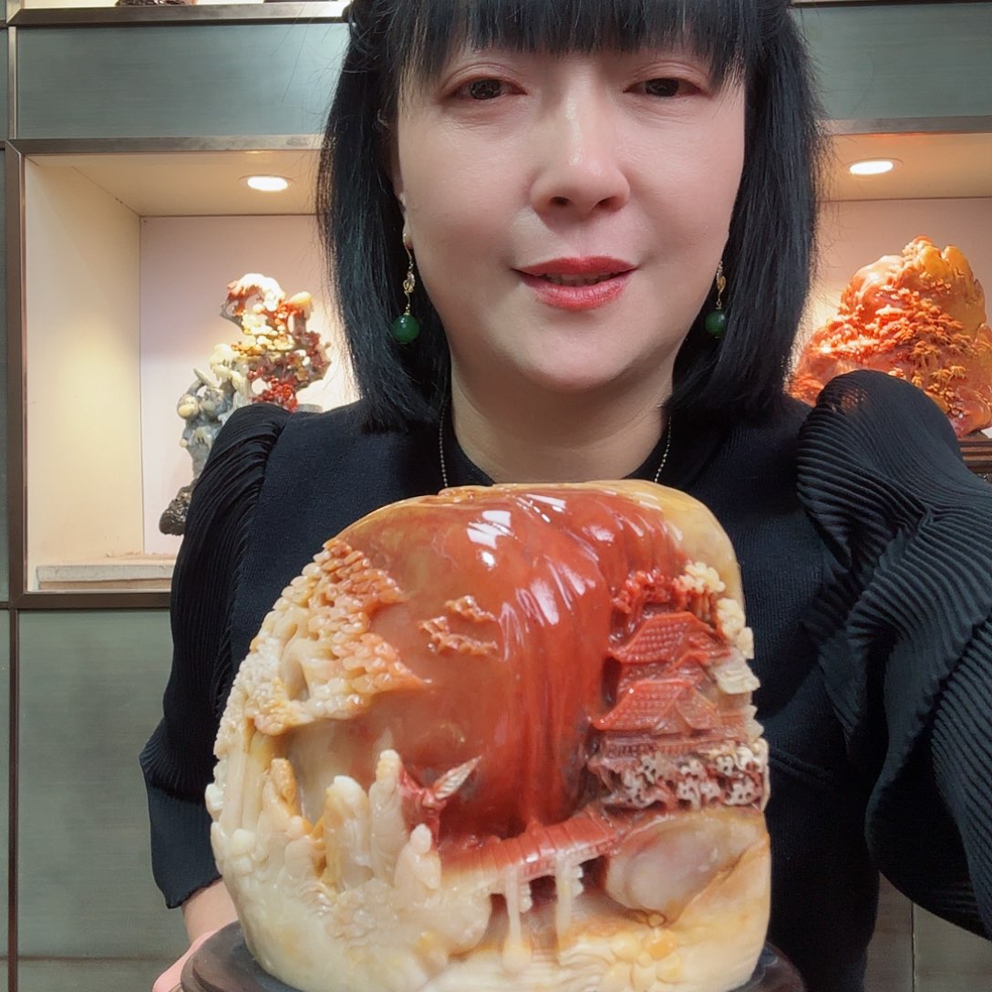 寿山石炜*昌化田黄摆件
