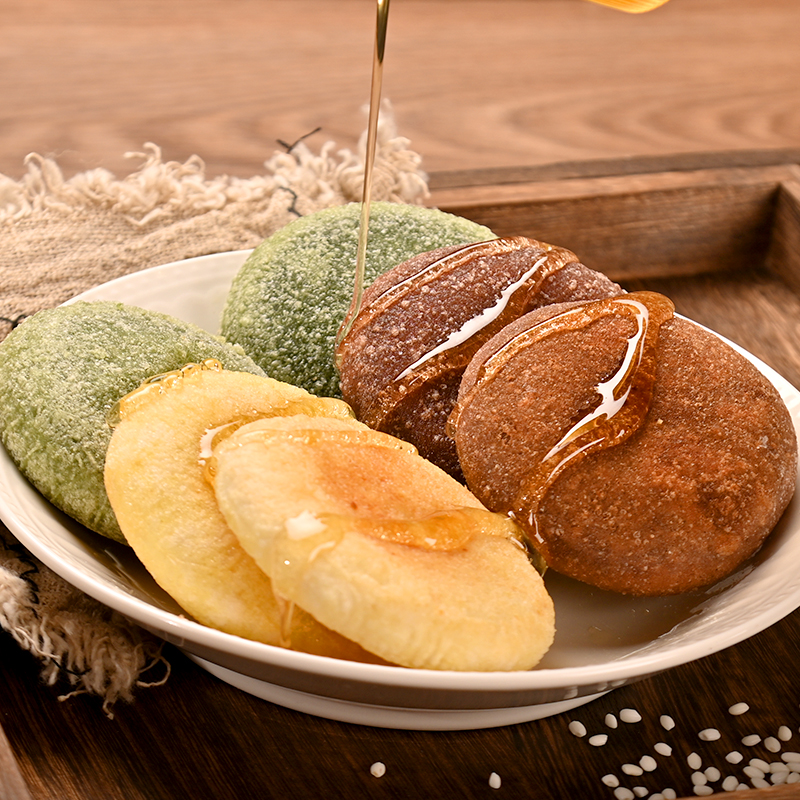 念乡人原味糯米糍粑贵州特产抹茶糍粑高粱糍粑年糕/1斤装