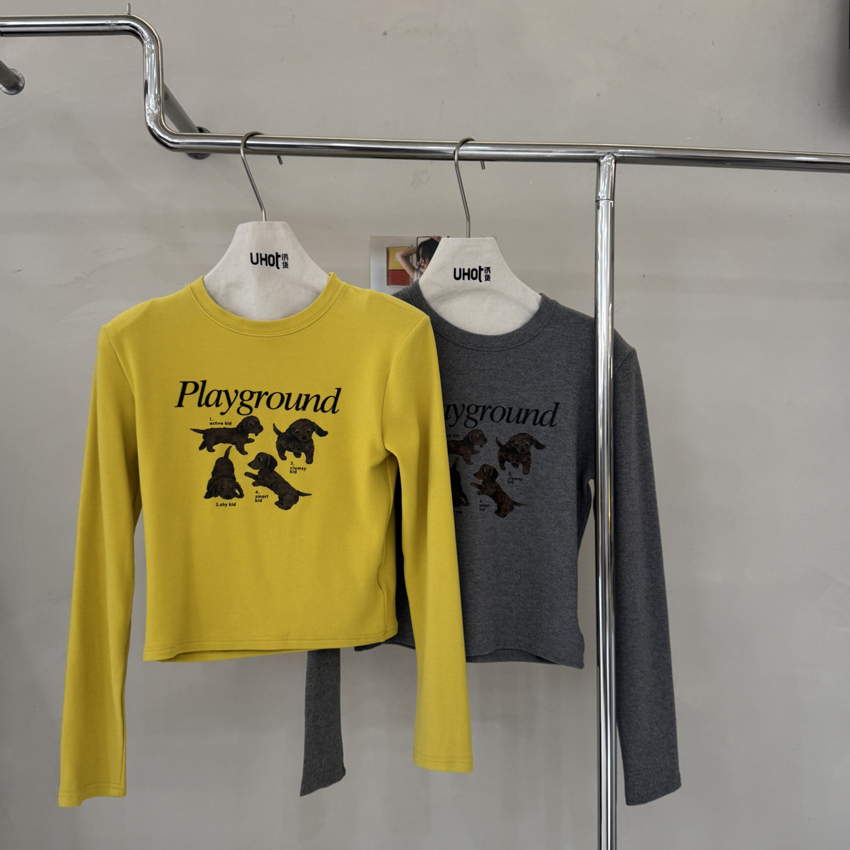 腊肠狗狗磨绒上衣