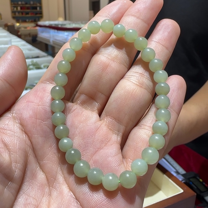 和田玉未镶嵌手链765