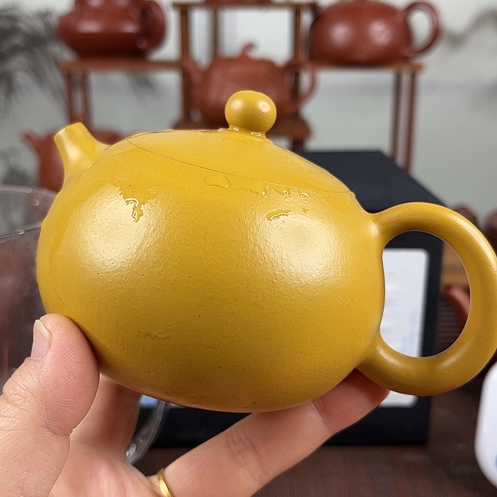 金***饰紫砂茶壶微瑕处理
