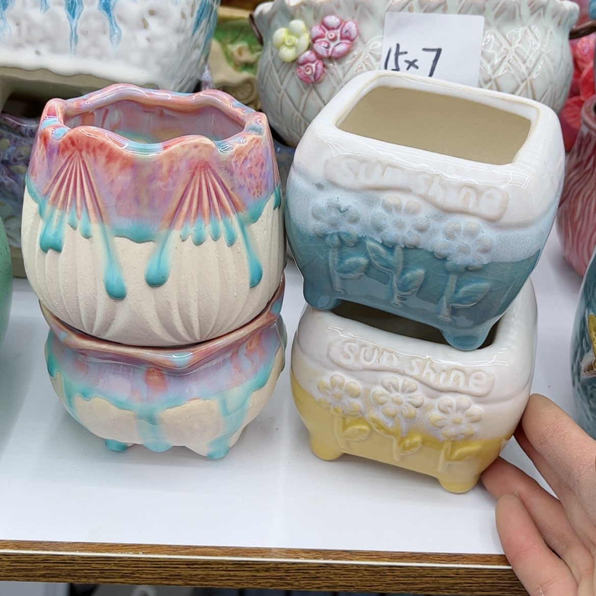 【闪购商品】红陶多肉绿植陶瓷花盆