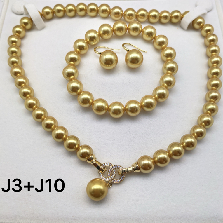 （双双甄选） J3+J10精美时尚美人珠链约10mm 多样性发货