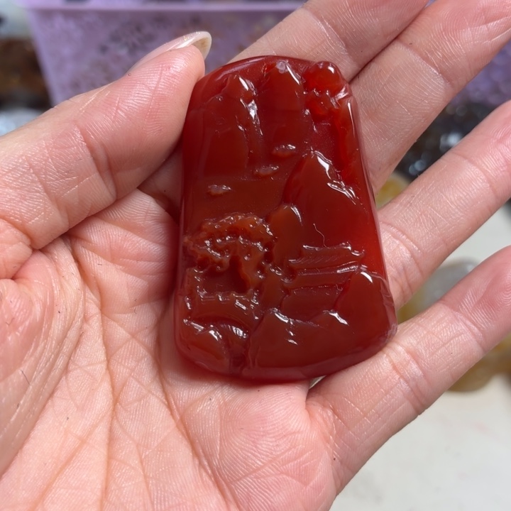 玛瑙/玉髓未镶嵌吊坠(不含链)