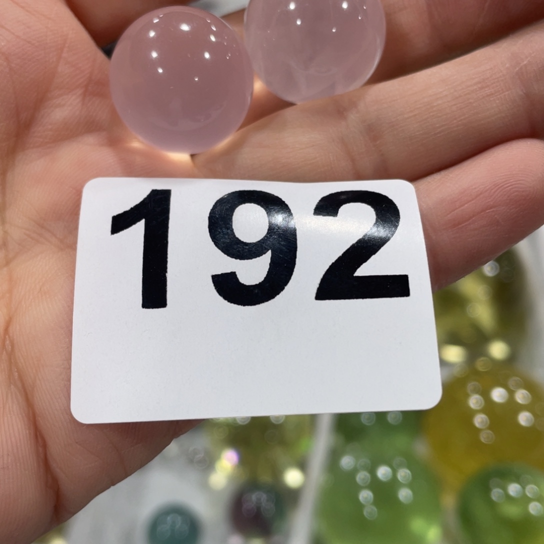 未镶嵌水晶珠宝半成品2个