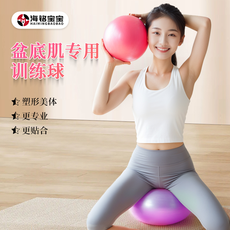 海铭宝宝迷你宝宝瑜伽球普拉提瑜伽小球瑜伽健身球盆底肌训练小球