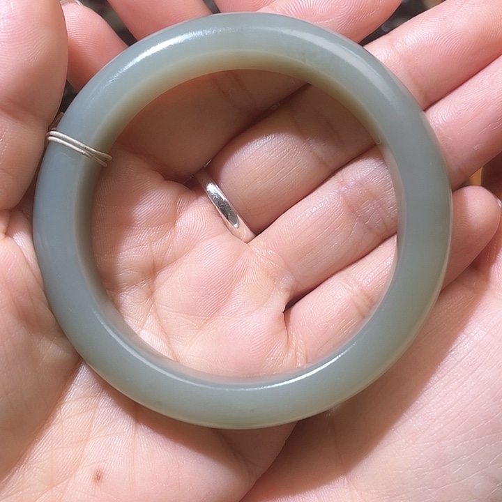 和田玉和田玉配饰未镶嵌57圈口