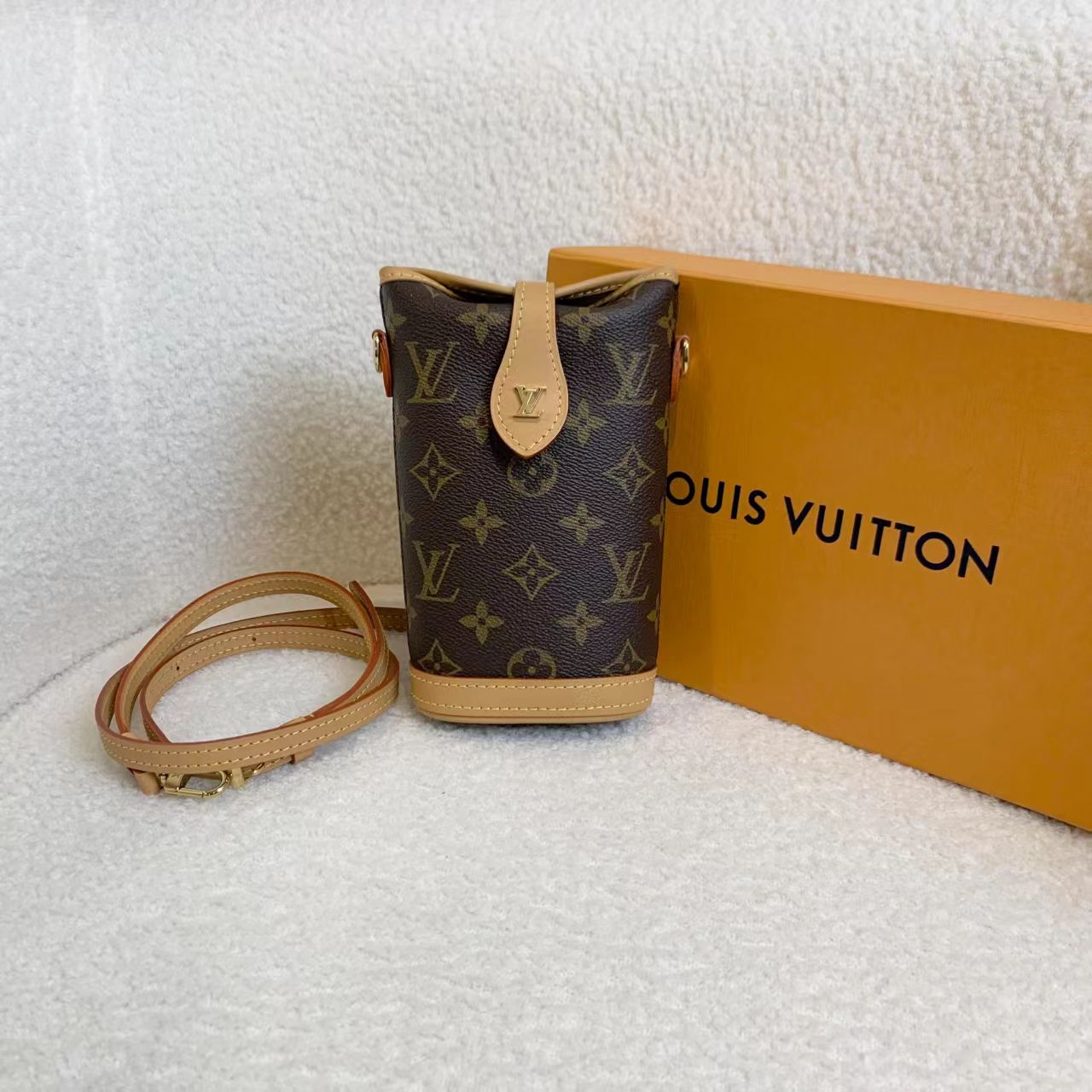 95新 LouisVuitton/路易威登 壹臻/老花mini薯条包 / 85482812